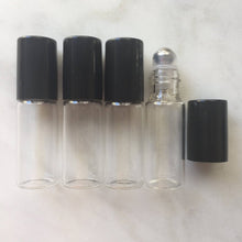 5ml Roller Ball Clear Glass Bottle - DeFuze Australia