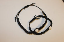 Hand woven nylon lava bead bracelet - DeFuze Australia